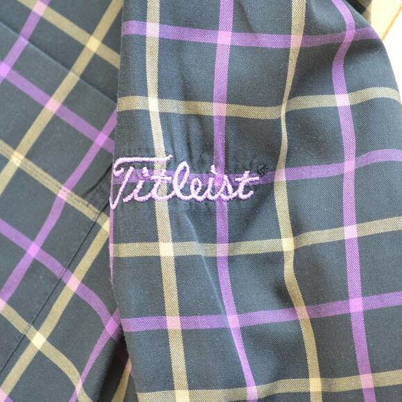 Peter Millar Titleist FJ Button Down Golf Shirt Size S - Picture 5 of 7